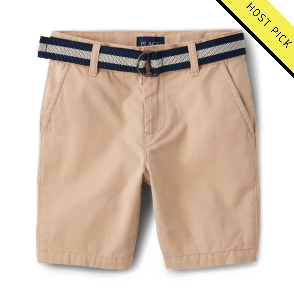 HP | The Children’s Place Boys Belted Chino Shorts